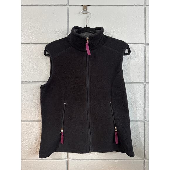 Patagonia Jackets & Blazers - Women's Patagonia Synchilla Retro Pile Black Vest size M with Purple Tabs